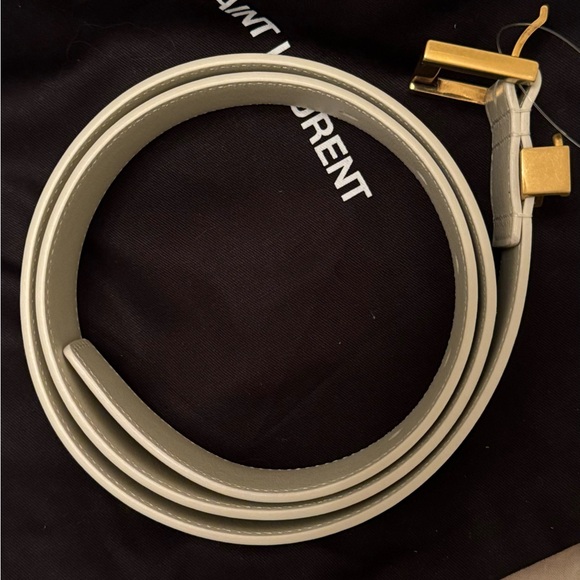 LEATHER BELT by SAINT LAURENT - Picture 5 of 6